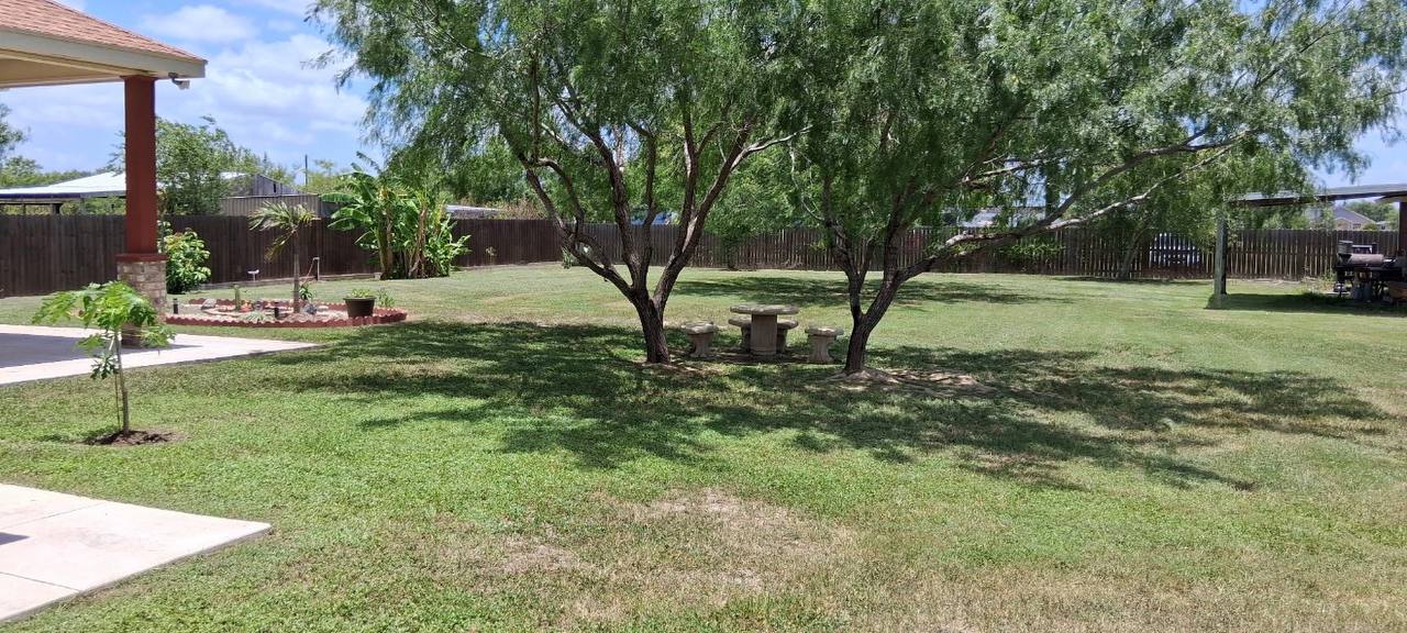 Affordable Grass Cut team working on a lawn